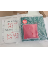 NEW! Christmas New Years Big Red Button Holiday Doorbell Sign Musical Wi... - $45.00