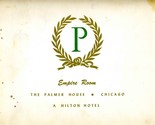 David Hartman Signed Photo Palmer House Hilton Hotel Chicago Illinois 1971 - $27.69