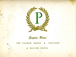 David Hartman Signed Photo Palmer House Hilton Hotel Chicago Illinois 1971 - £21.77 GBP