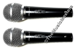 2X Professional Dynamic Handheld DJ Karaoke MICROPHONE w/Case XLR to 1/4&quot; Cable - £35.10 GBP
