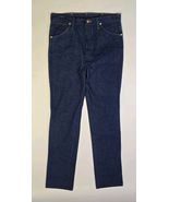 Wrangler Jeans Mens 32x38 936DEN Slim Cowboy Cut Dark Blue Made In Mexico  - $32.20