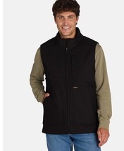 BRAHMA Canvas Vest Work Vest Size XL with Quilted Interior Black - $23.33