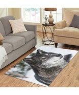 Wolf Wild Area Rug size 60&quot;x 39&quot; - $66.07 CAD