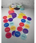 20 Ebay Branded Thank You Postcards & 3" Round Stickers 1 Roll Yellow Tape