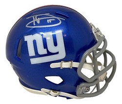 Tommy Devito Unterzeichnet New York Giants Mini Speed Helm Bas ITP - £93.03 GBP
