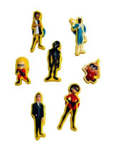 The Incredibles Action Figure Window Suction Cup Toys Lot of 7 Disney Pixar - £3.89 GBP