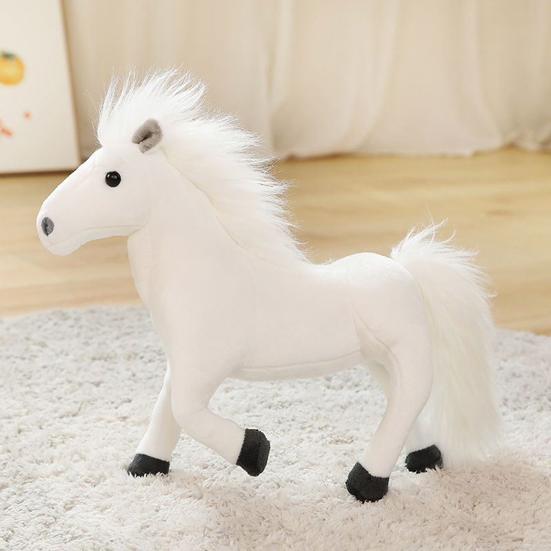 Primary image for Horse Plush Toys Cute Stuffed Animal Doll Soft Realistic Horse Toy Kids Newborn 