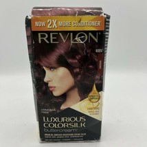 Revlon Luxurious Colorsilk Buttercream 48BV Burgundy Permanent Hair Colo... - $29.69