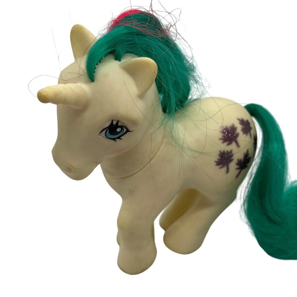 My Little Pony MLP Hasbro Vintage G1 Unicorn Maple Leaf Gusty - $21.12