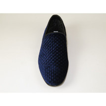 Men's Shoes Steve Madden Slip On Dress or Casual Velvet Lifted Navy Blue image 4