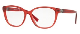 Versace 3273 Eyeglasses Women&#39;s Crystal Red Authentic New - $199.95