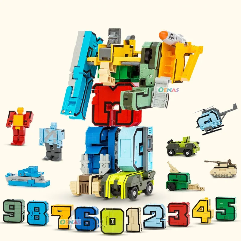 Sporting GUDI Educational Aemble Robots Transformation Building Blocks Action Fi - £35.97 GBP