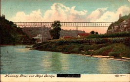 Vintage Illustrated Postal CARD- Kentucky River And High Bridge BK66 - £4.74 GBP