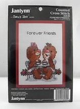 Janlynn Suzy's Zoo Forever Friends Counted Cross Stitch Kit - Red Frame #38-89 - $7.55