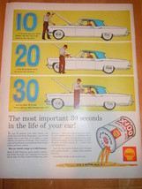 Vintage Shell Motor Oil Magazine Advertisement  1960 - £10.21 GBP