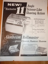 Vintage Sumbeam Rollmaster Razor Magazine Advertisement  1960 - $7.99