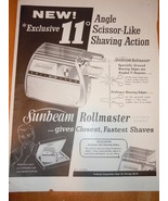 Vintage Sumbeam Rollmaster Razor Magazine Advertisement  1960 - £6.28 GBP