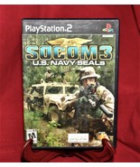 SOCOM 3: U.S. Navy Seals - Playstation 2 Game PS2  - £4.89 GBP