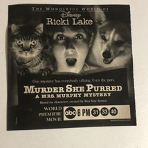 Murder She Purred Tv Guide Print Ad Ricki Lake TPA10 - $5.93