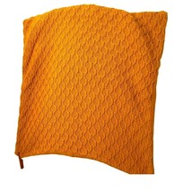 Safavieh Accents Knit Throw Pillow Cushion Cover Mustard 26 x 26 New - $12.38