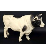 Vintage Holstein Bull 1968 Childcraft Rubber Toy 5 x 8&quot; Farm Animals Cow - $39.16