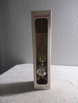 Vintage Christmas Tree Glass Topper Triple Indent multi color 11&#39;&#39; Santa... - $49.49