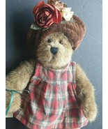Boyds Bears Lizzie Wishkabibble 10&quot; Tags Teddy Plaid Dress Archive Colle... - £17.40 GBP