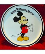Vintage~1970s Walt Disney World~ Metal Tin Tray~Mickey Mouse Original - $43.95 CAD