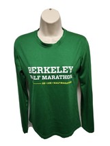 2016 Berkeley Half Marathon 5k 10k Womens Small Green Long Sleeve Jersey - £14.08 GBP