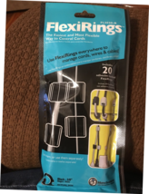 FlexiRings Flexi Rings FL3820-B 20 Pack Control Cords 3/8 - $6.93
