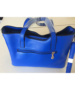 New Elegant Designer Inspired Women Bright Blue Fashion Handbag Crossbod... - £23.73 GBP