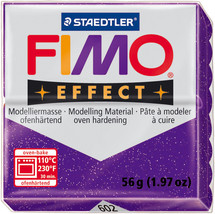Fimo Effect Polymer Clay 2oz Glitter Purple - £14.23 GBP