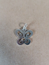 James Avery Sterling Silver Spring Butterfly Charm Pendant Retired VTG 3/4&quot; - £35.44 GBP
