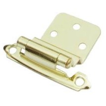 Gatehouse 2-Pack Brass Surface Self Closing Cabinet Hinges- 228977 - £4.44 GBP