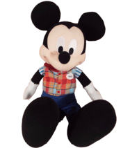 Mickey Mouse Stuffed Plush 21&quot; Tall Medium Large Disney World Disneyland Resort - £10.11 GBP