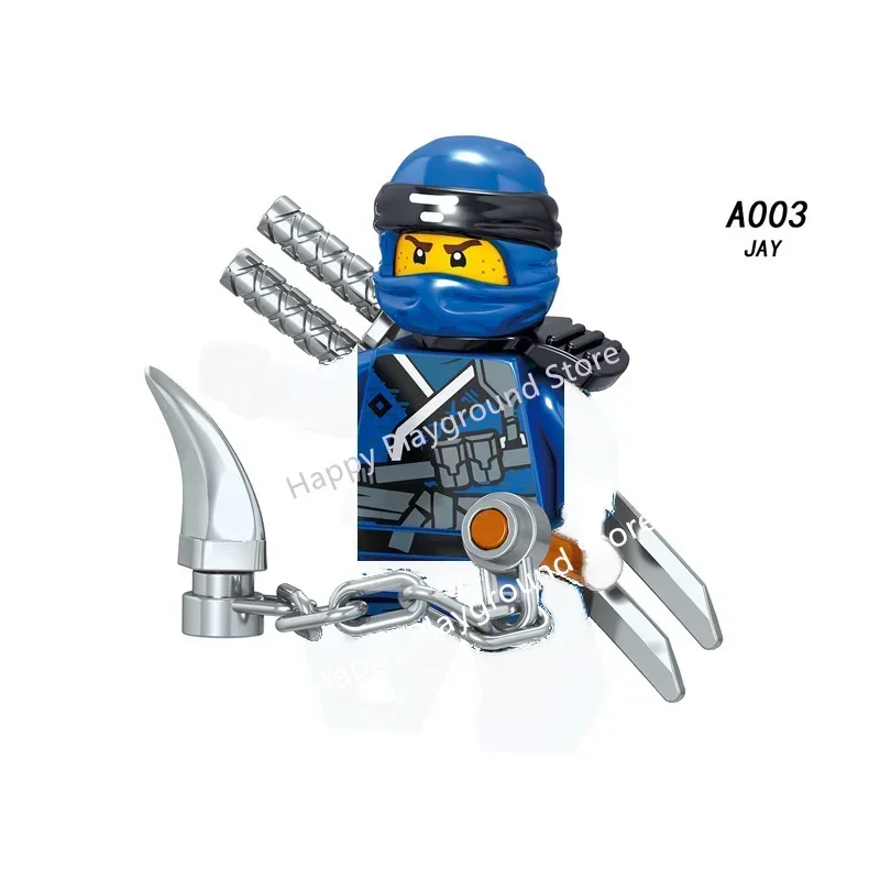 Master Anime Ninja Jay Cole Kai Yang Cartoon TV Dolls Ninjago Toys for Kids A003 - $8.00