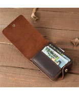 Personalized Vintage Mens Genuine Leather Billfold Wallet - $41.55