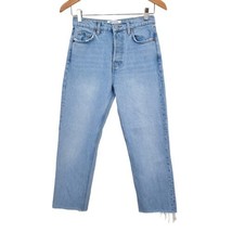 Reformation Cynthia High Rise Straight cropped Jeans Size 25 in Tahoe Wa... - £31.10 GBP