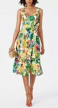 Donna Ricco Printed Sweetheart-Neck Dress, Size 10 - £42.47 GBP