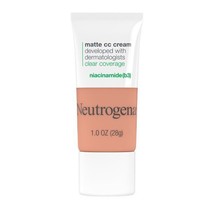 Neutrogena Clear Coverage Flawless Matte CC Cream, Cool Almond, 1 oz.. - £23.73 GBP