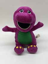 Lyons Plush Barney Purple Dinosaur 12&quot; Soft Washable Stuffed Jakks Pacific - $15.84
