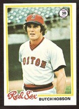 Boston Red Sox Butch Hobson 1978 Topps # 155 Nm - £0.39 GBP