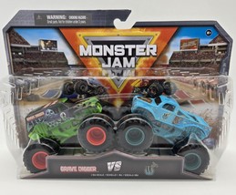 Monster Jam Grave Digger vs. Whiplash 1:64 Die-Cast Monster Truck 2-Pack... - $349.05 MXN