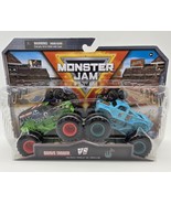 Monster Jam Grave Digger vs. Whiplash 1:64 Die-Cast Monster Truck 2-Pack... - $25.95 CAD