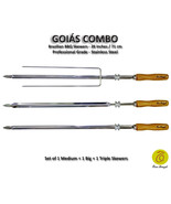 Goias Combo - Set of 3 - Brazilian Skewers for BBQ 28&quot; -  Professional G... - $53.00