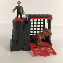 Fisher Price Imaginext Jurassic World Dinosaur Cage Playset Owen Figure Toy - $29.65