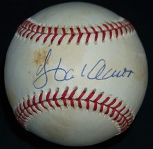 Hank Aaron True All Time Hr King Signed Autographed Baseball Psa Coa! - £214.15 GBP