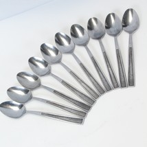 National Stainless Finale Teaspoons 6 1/2&quot;  Lot of 10 - £14.38 GBP