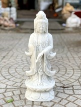 Kwan Yin Buddha Handmade Buddha Natural Solid Marble Buddha Temple Decor  - £1,219.72 GBP