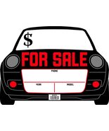 Hillman 843474 Automobile for Sale Sign (10&quot; x 14&quot;), White ( Pack of 6 ) - €14,90 EUR